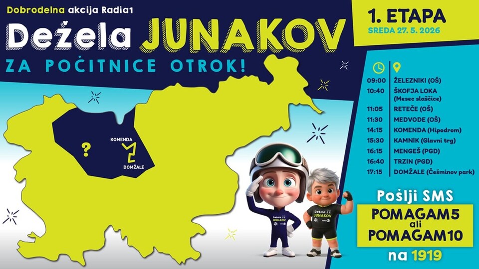 Naslovna fotografija za: Dobrodelna akcija "DEŽELA JUNAKOV" s Cenetom Prevcem v Kamniku