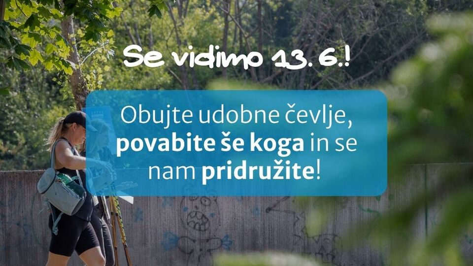 Naslovna fotografija za: Pohod ob reki, ki povezuje: desetletje povezovanja in preseganja meja