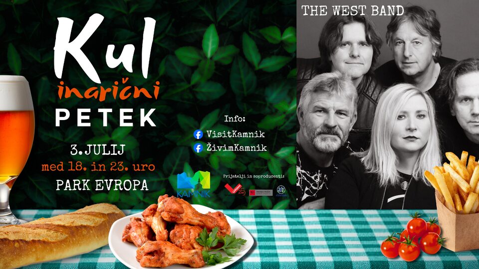 Naslovna fotografija za: KUL petek z The West band