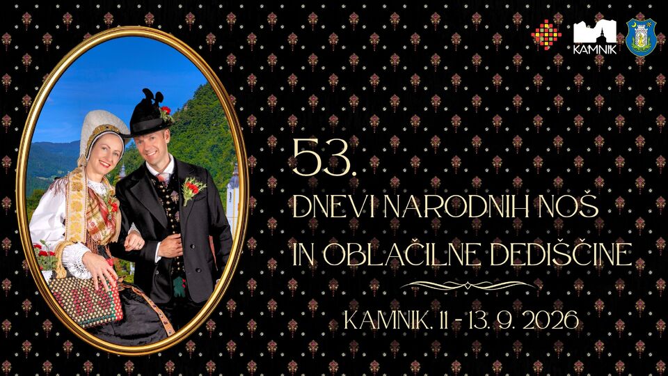Naslovna fotografija za: Vabilo k sodelovanju v tradicionalni povorki narodnih noš v okviru 53. Dnevov narodnih noš in oblačilne dediščine v Kamniku