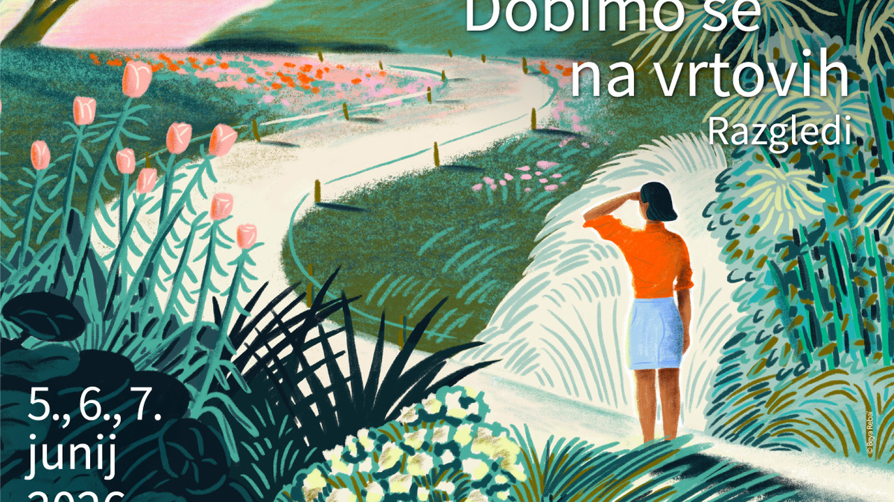 Dobimo se na vrtovih: vodeni ogled samostanskega zeliščnega vrta