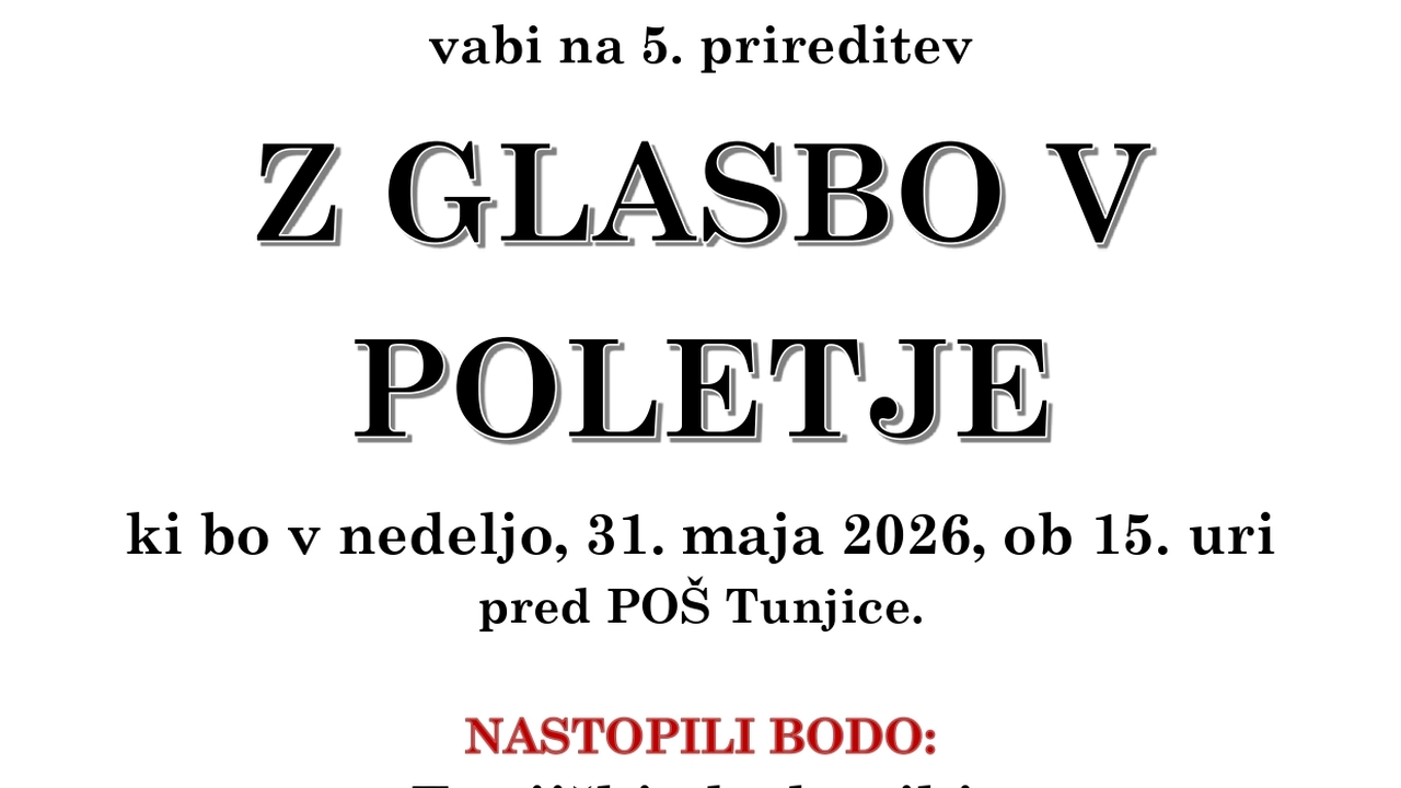 Z glasbo v poletje