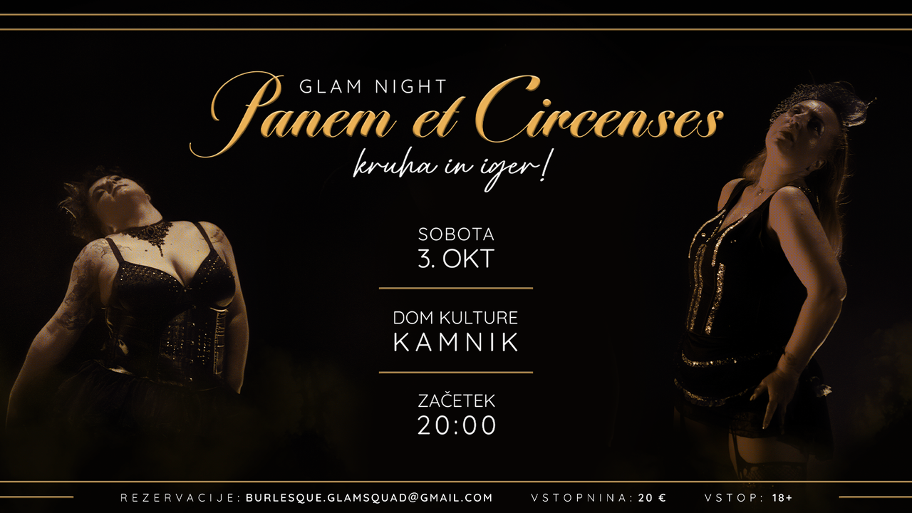 RAZPRODANO: Glam Squad Burlesque: Panem et Circences