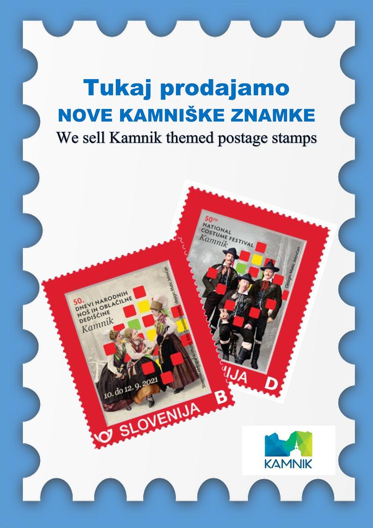 Poštna znamka Kamnik - Dnevi narodnih noš