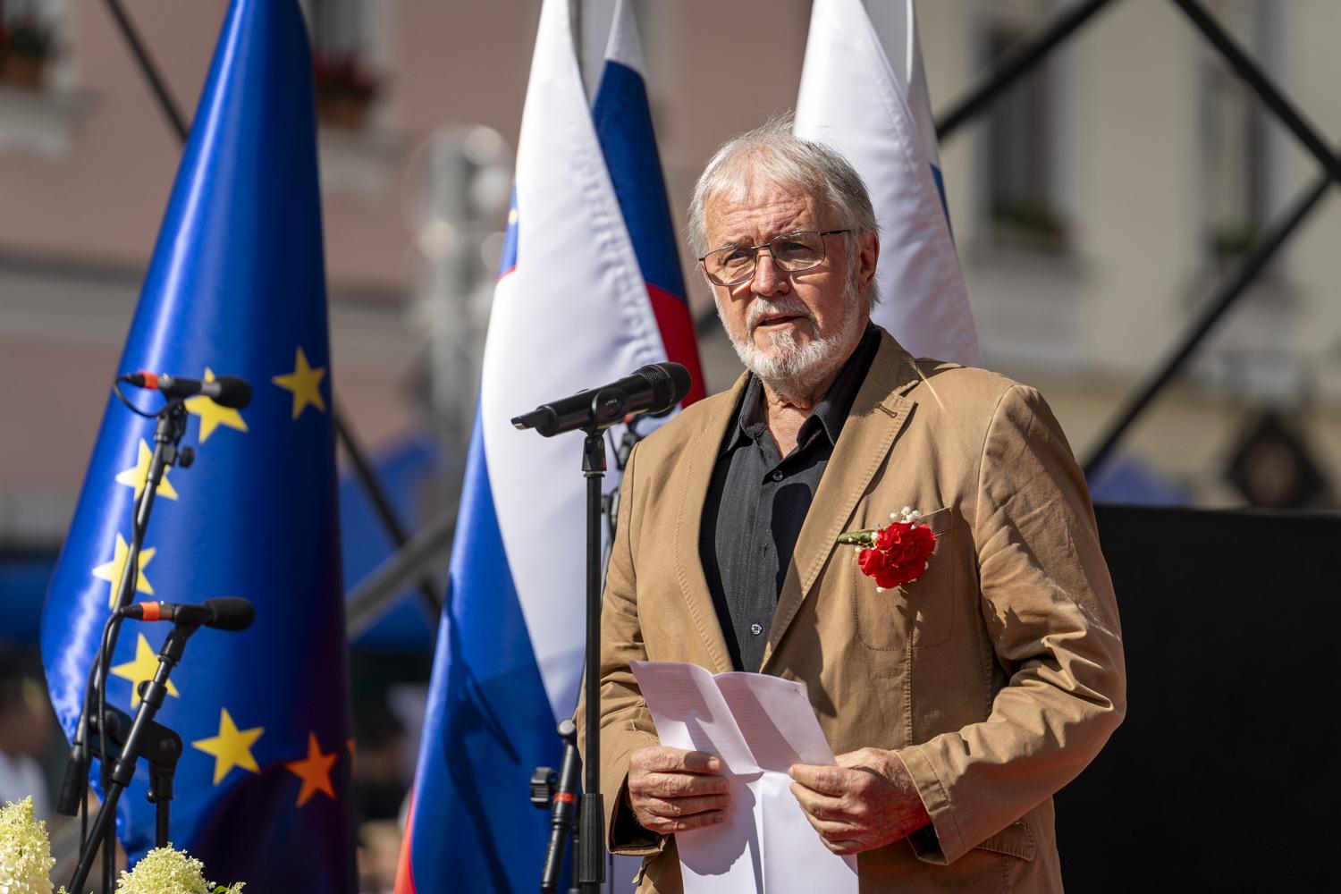 Častni gost in slavnostni govornik, zaslužni profesor dr. Janez Bogataj