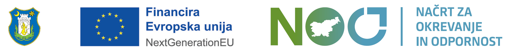 Financira Evropska unija, Načrt za okrevanje in odpornost - logotipi